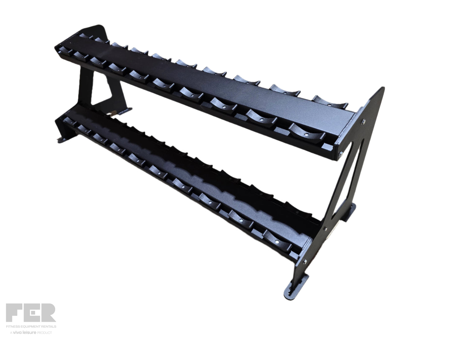 Heavy-Duty PU Dumbbell Storage Rack