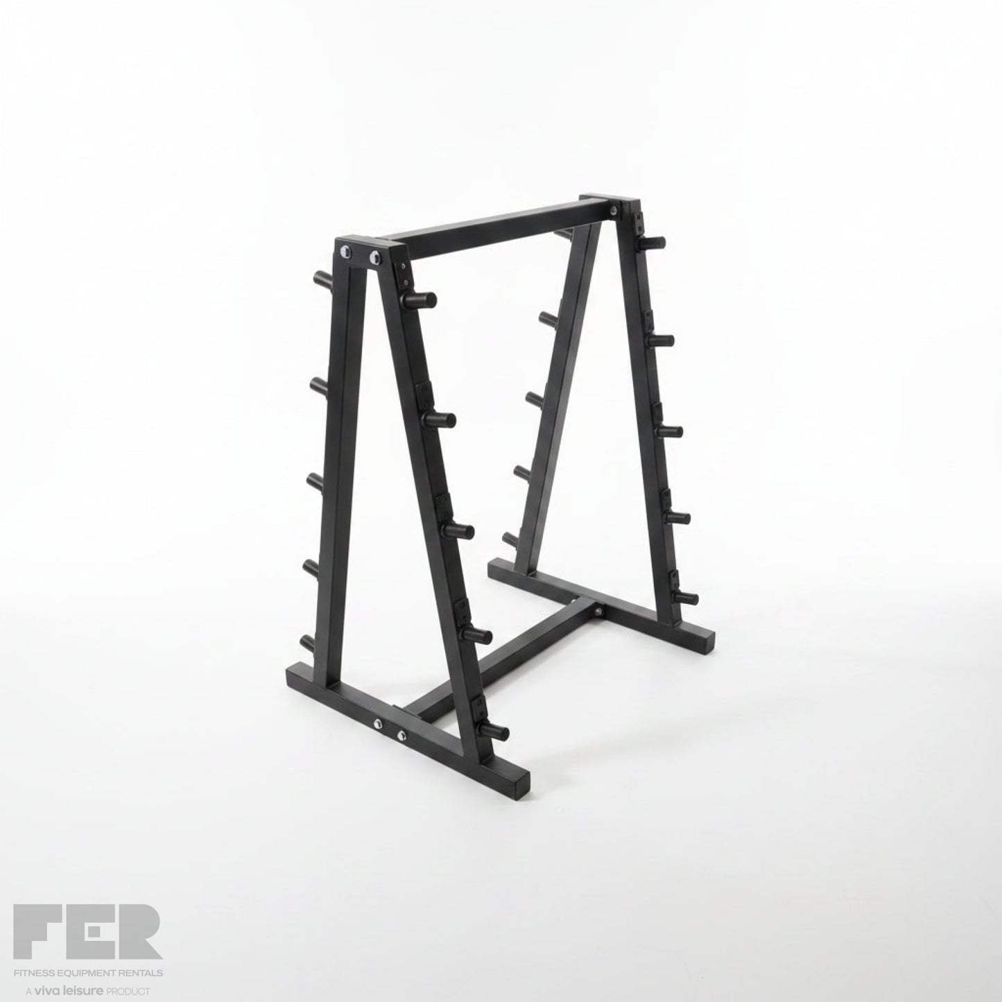 Fixed Barbell Storage Rack – 10-Bar Capacity - Storage
