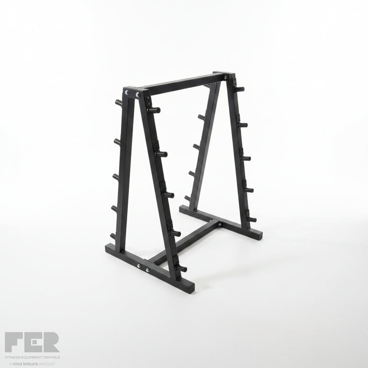 Fixed Barbell Storage Rack – 10-Bar Capacity - Storage