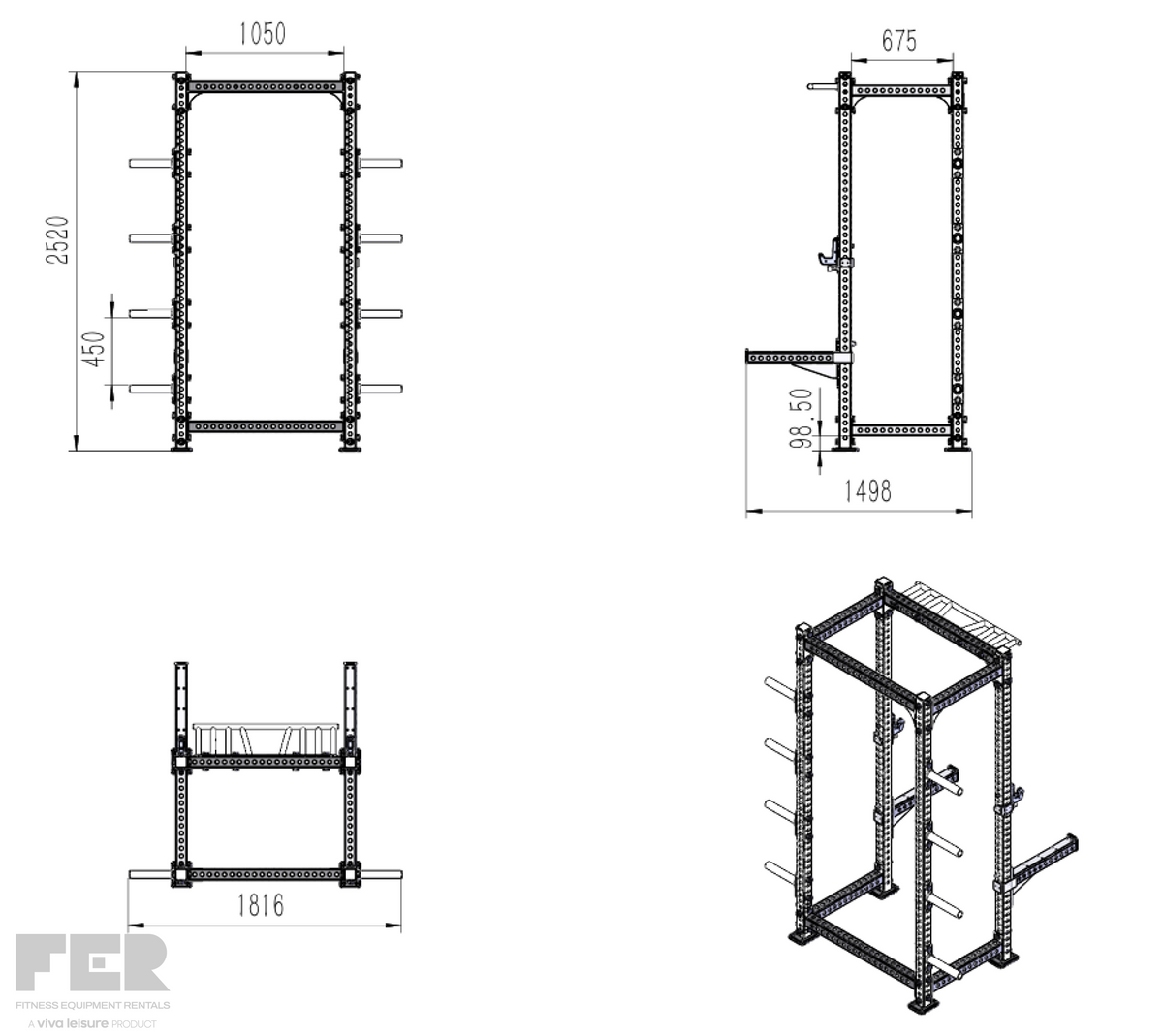 Half-Rack - Floor Equipment