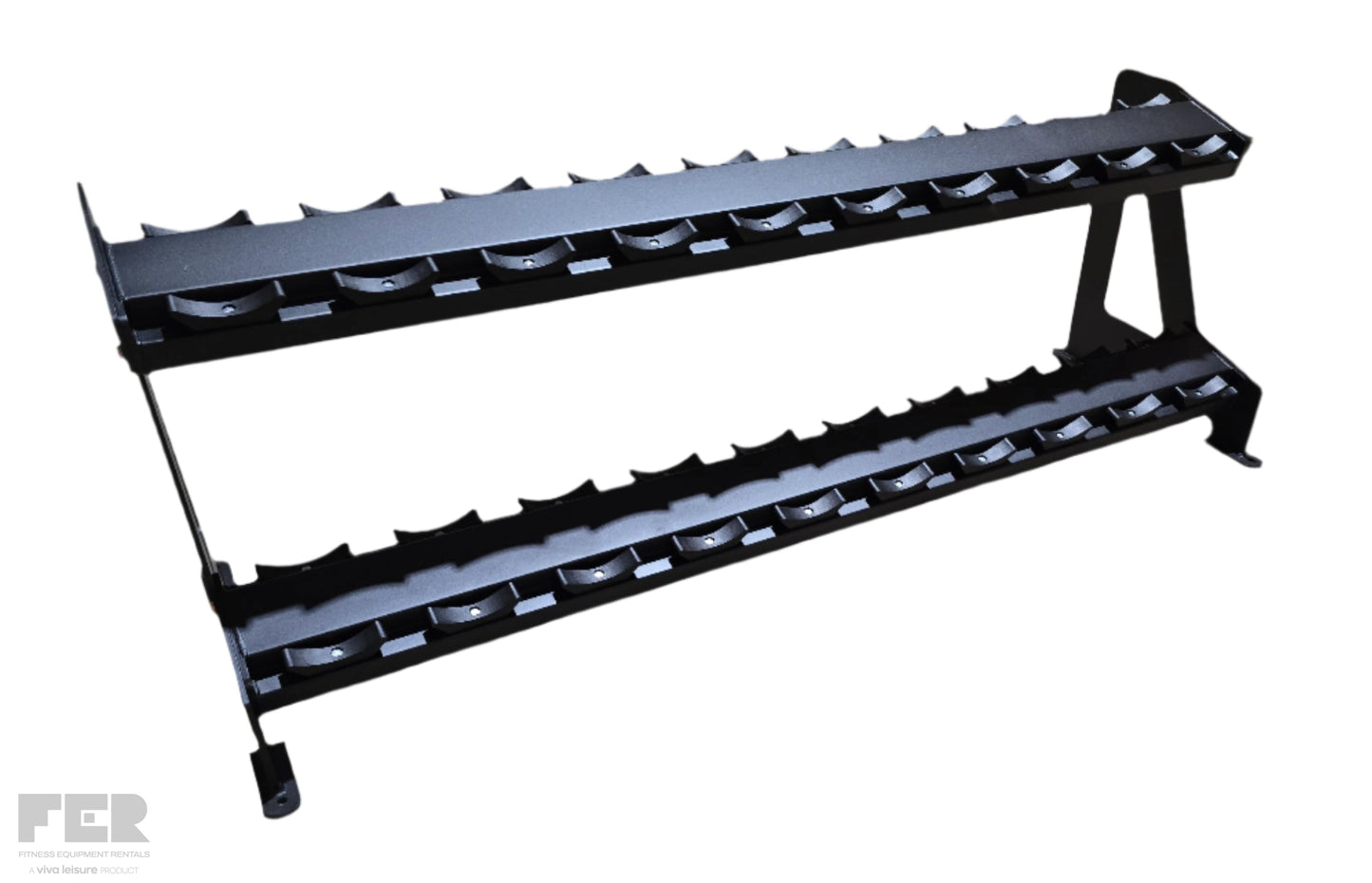 Heavy-Duty PU Dumbbell Storage Rack