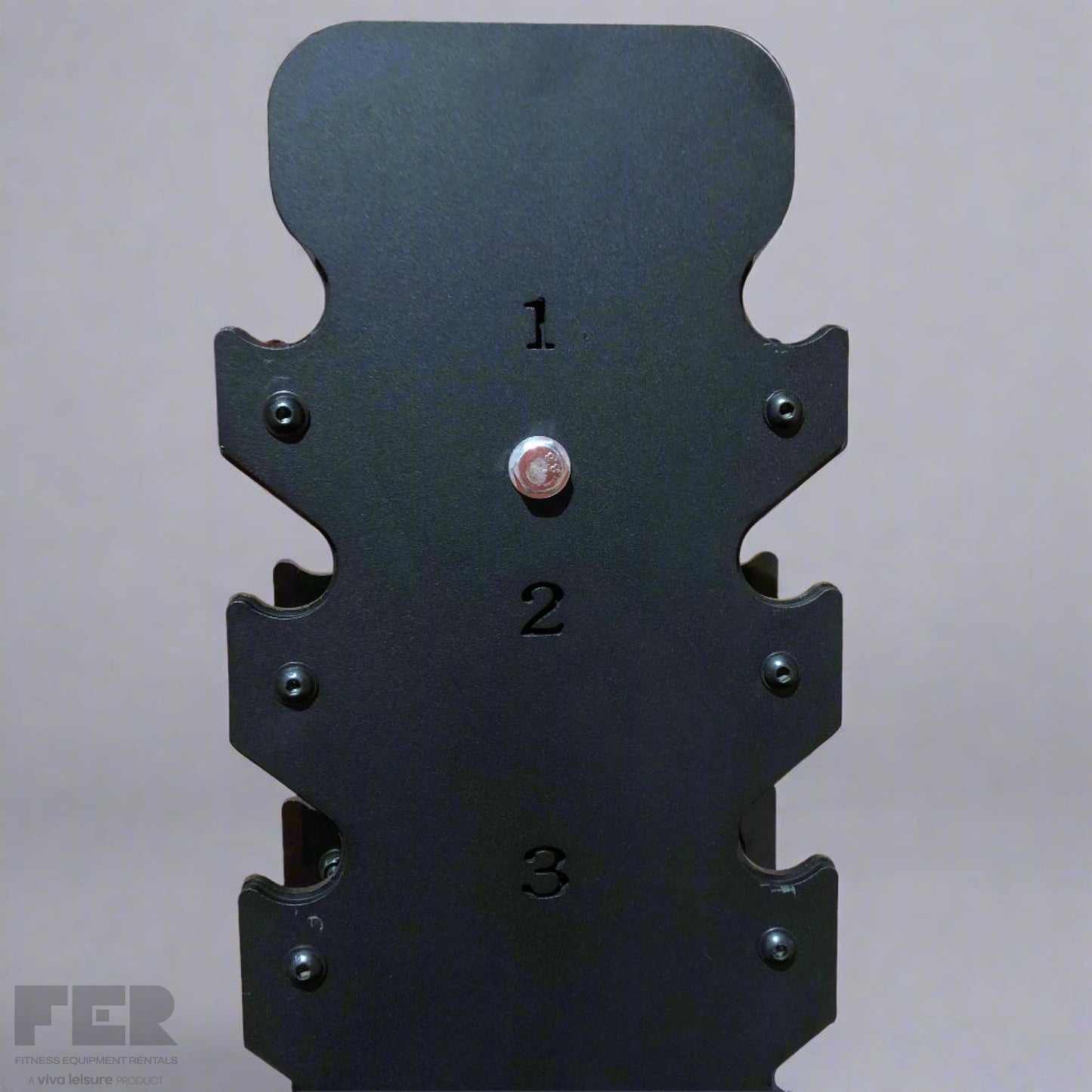 Rubber Hex Dumbbells & Storage Set