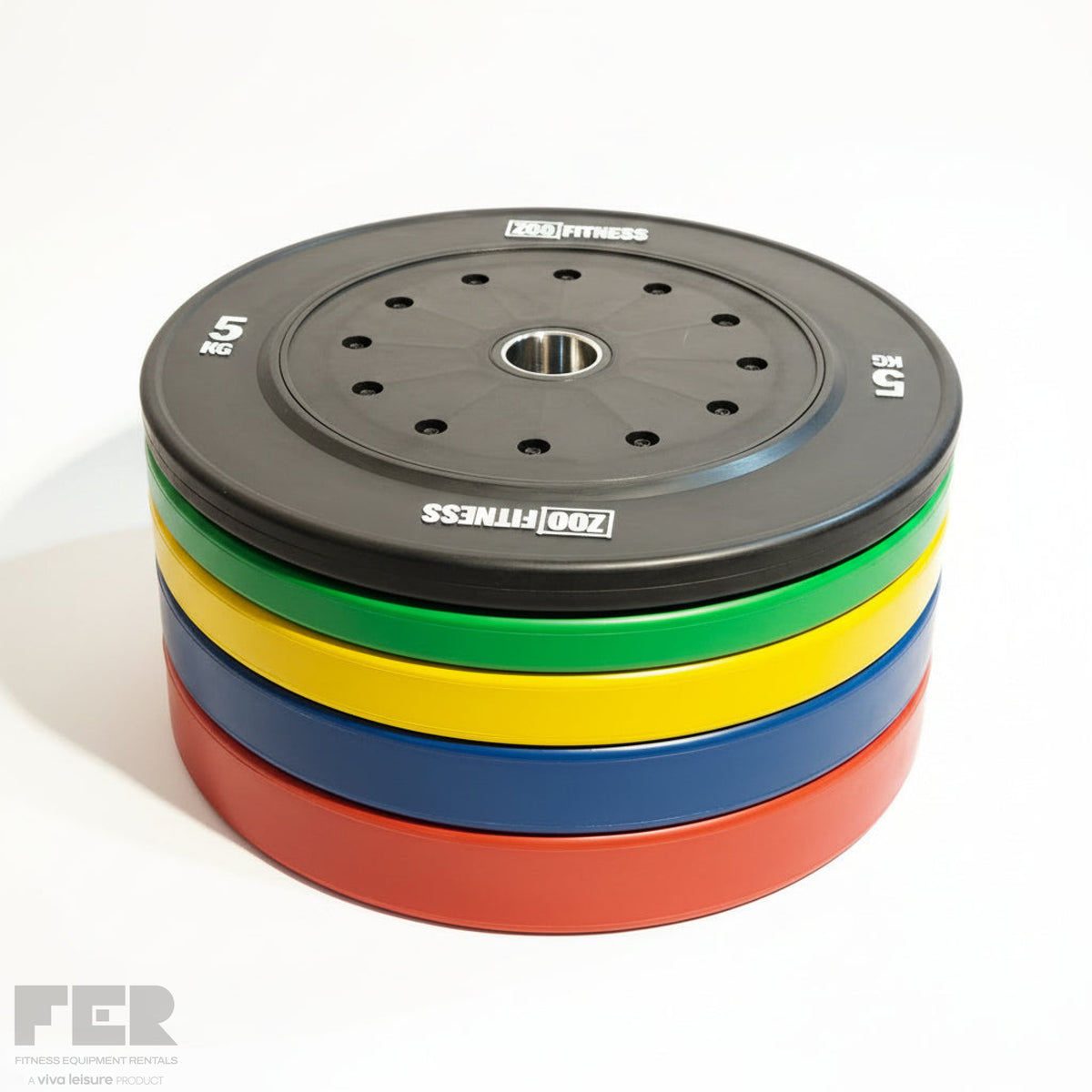 Zoo Fitness Competition Bumper Plate Set - Bundles