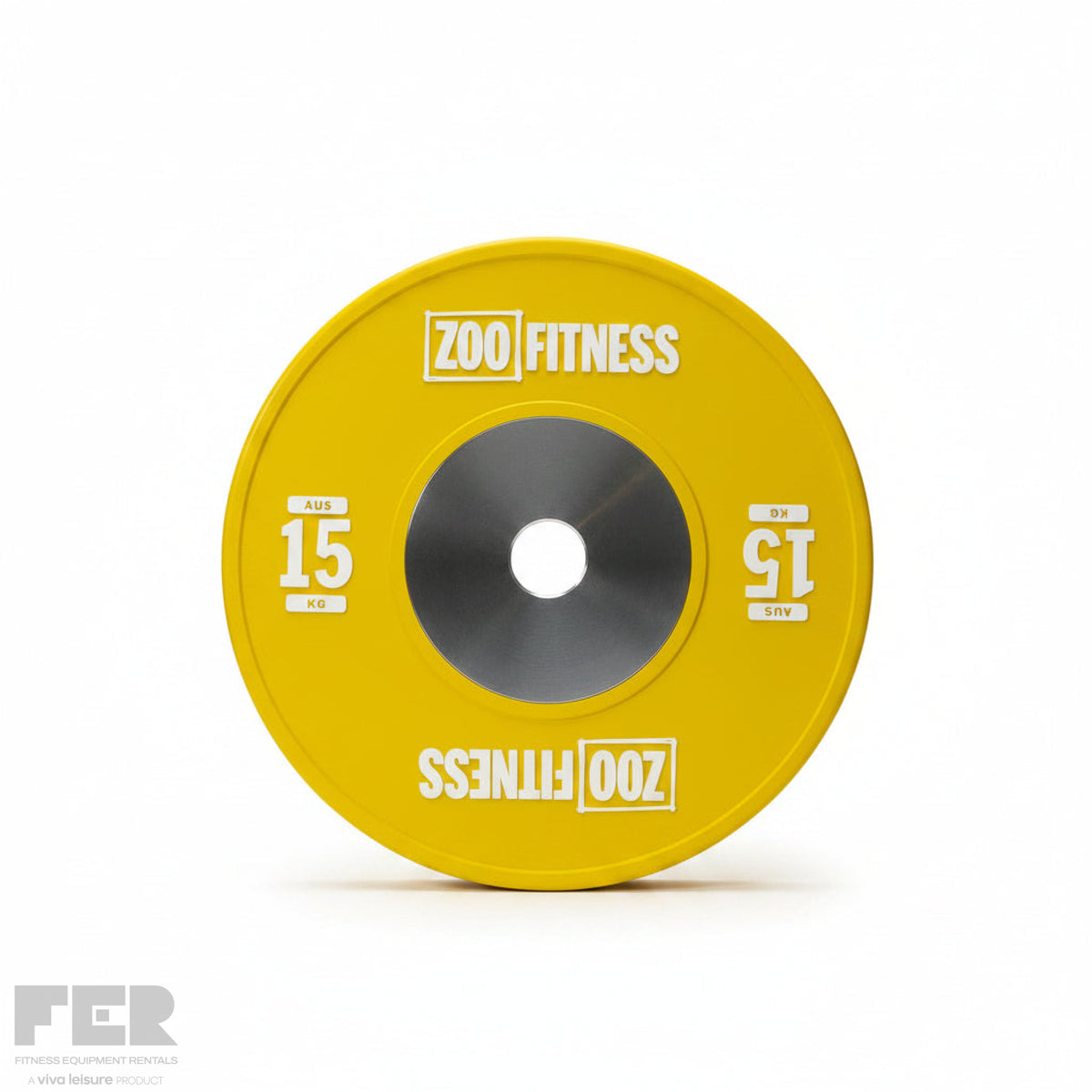 Zoo Fitness Competition Bumper Plates (Pairs) - 15kg - Weight Plates