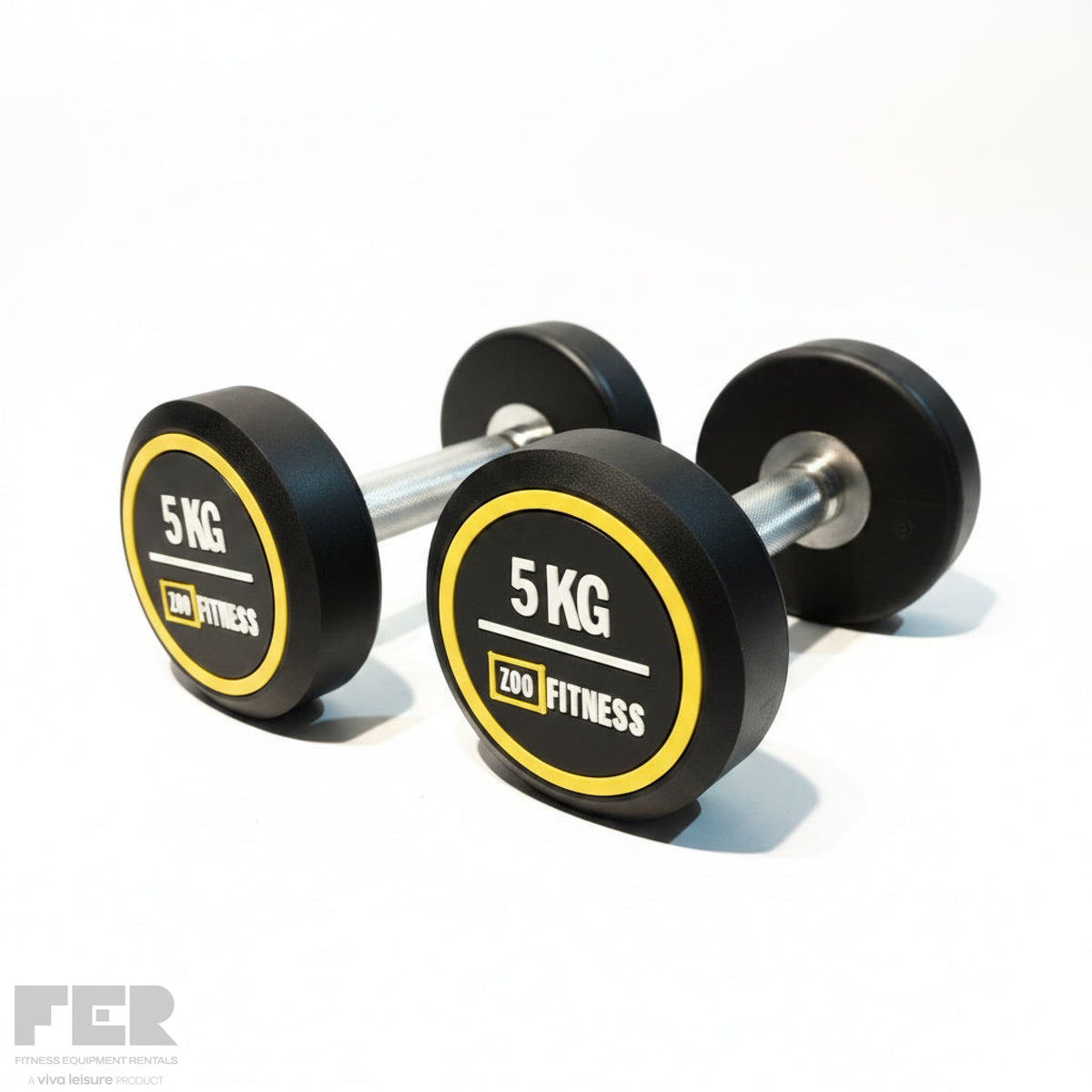 Zoo Fitness PU Dumbbells (Pair) - Dumbbells