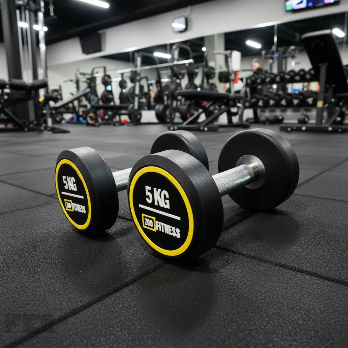 Zoo Fitness PU Dumbbells (Pair) - Dumbbells