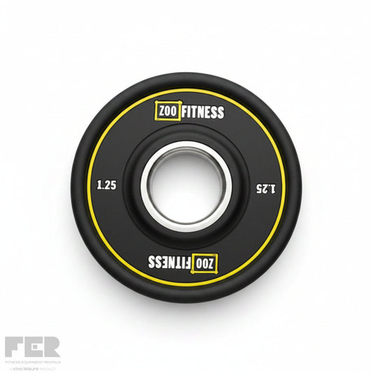 Zoo Fitness PU Weight Plates (Pair) - 1.25kg (Pair) - Weight Plates